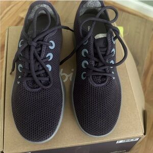 Allbirds Women's Athletic Shoes in Dark Purple and Gray